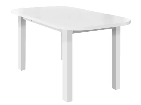 FERDI biały stół laminat owalny 80x150-190